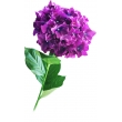 Растение искусственное цветы гортензия фиолетовая