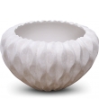 Fiberclay Modern Pot paper ball lantern white