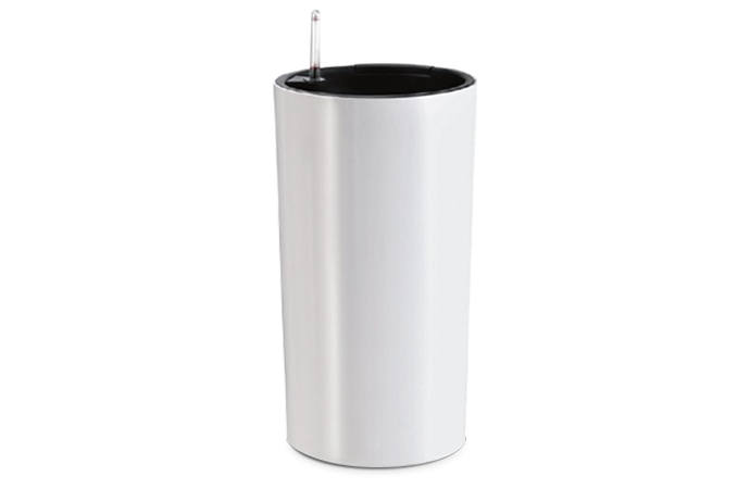 Self-watering pot cylinder high